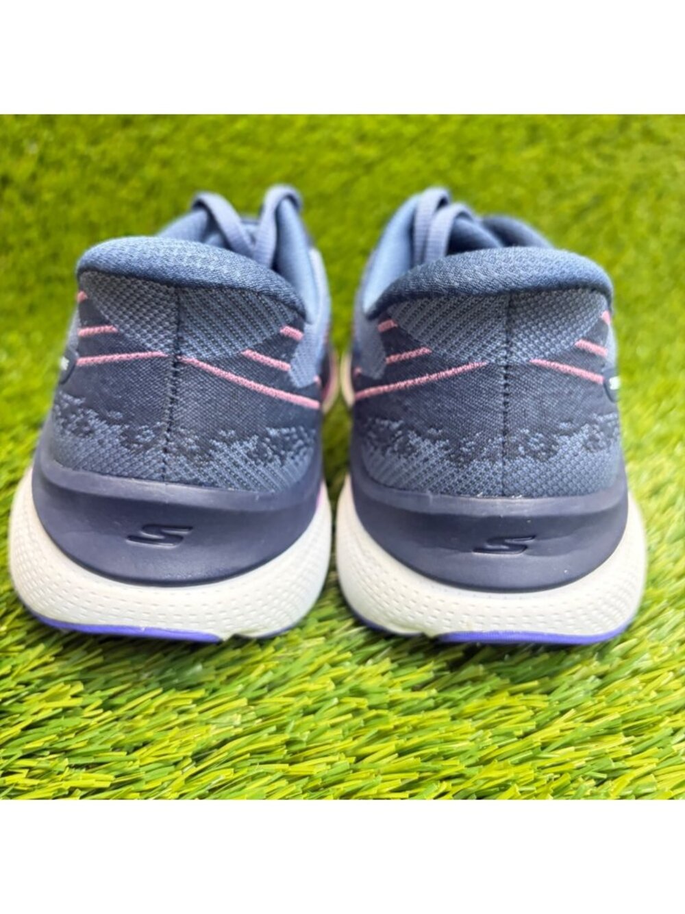 Skechers Max Cushioning Propulsion Womens Size 7 Blue Running Shoes Sneakers - Picture 6 of 10